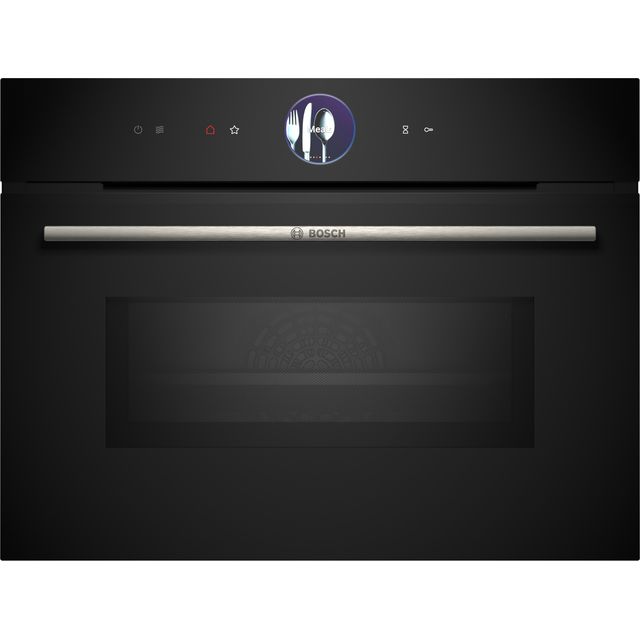 Bosch Series 8 CMG7761B1B Built In Compact Electric Single Oven with Pyrolytic Cleaning – Black