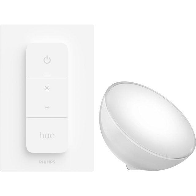 Philips Hue Go White & Colour Smart LED Lamp and Dimmer switch - White