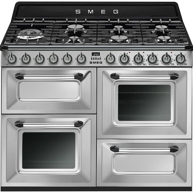 Smeg Victoria TR4110X-1 110cm Dual Fuel Range Cooker – Stainless Steel – A/A Rated