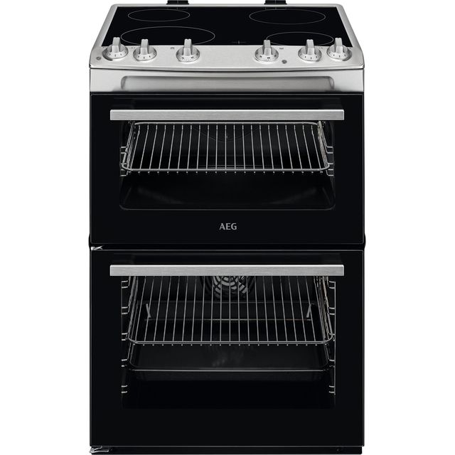 AEG CCX6501ACM 60cm Electric Cooker with Ceramic Hob – Stainless Steel – A Rated