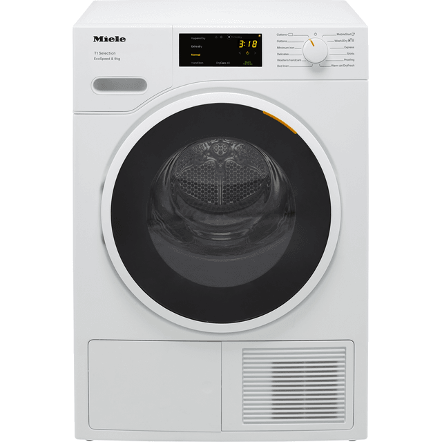 Miele TSH783WP Wifi Connected 9Kg Heat Pump Tumble Dryer – White – A+++ Rated