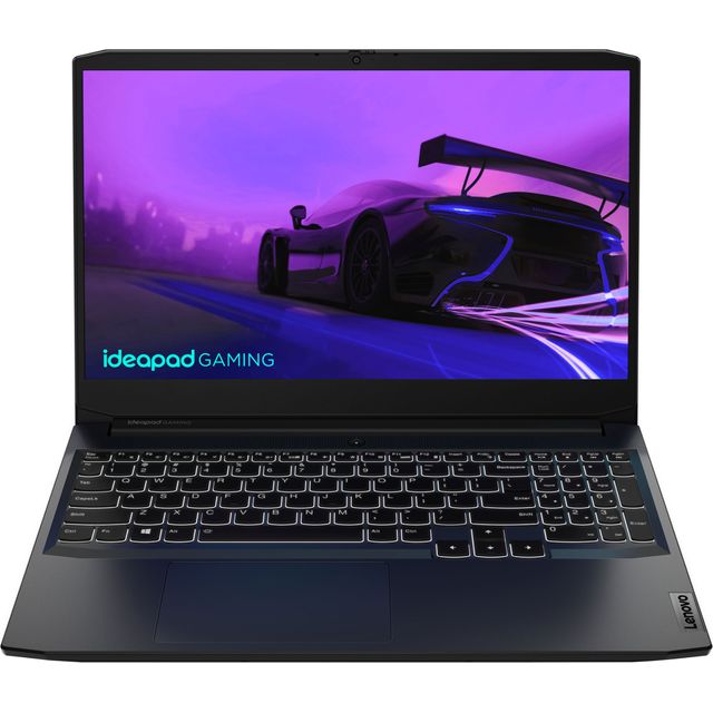 Lenovo IdeaPad Gaming 3 15.6 Gaming Laptop - NVIDIA GeForce RTX 2050, AMD Ryzen 5, 512 GB SSD - Black