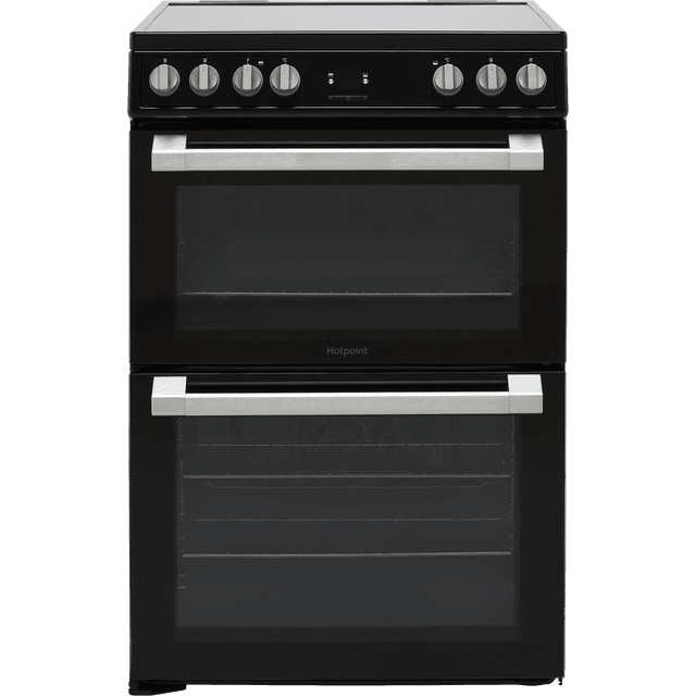 Hotpoint HDT67V9H2CB/UK 60cm Electric Cooker with Ceramic Hob - Black - A/A Rated