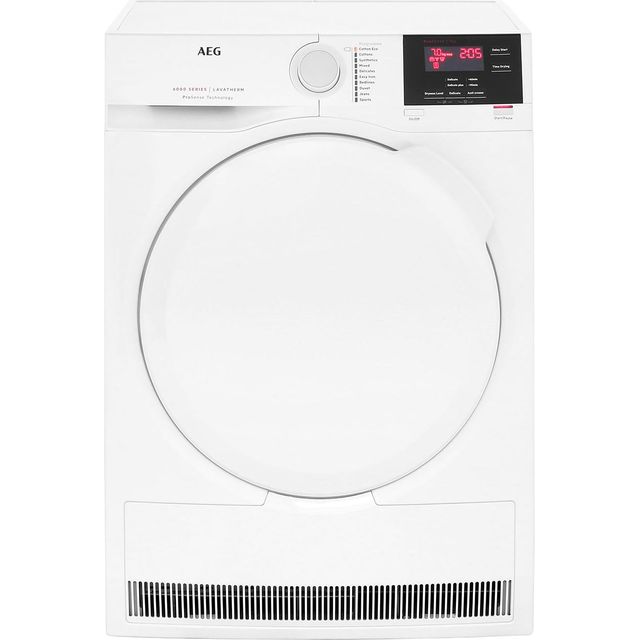 AEG ProSense® Technology T6DBG720N 7Kg Condenser Tumble Dryer – White – B Rated