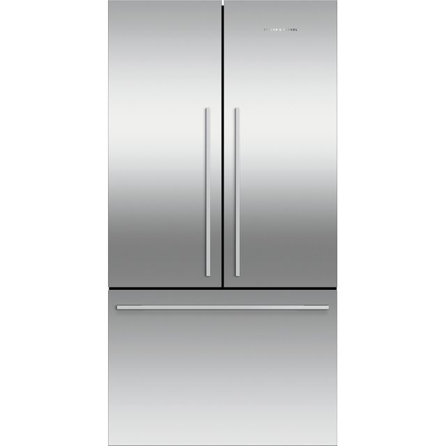 Fisher & Paykel Series 7 Contemporary RF610ADJX7 Wifi Connected Plumbed Frost Free American Fridge Freezer - Stainless Steel - E Rated