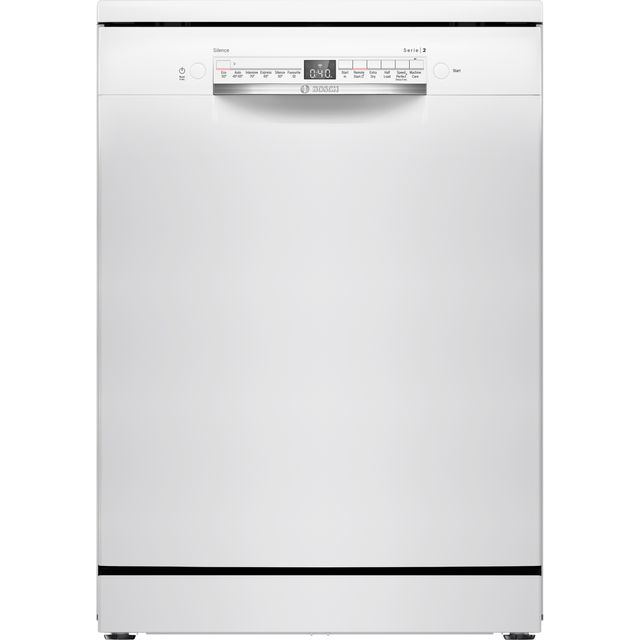 Bosch SMS2HVW67G Wifi Connected Standard Dishwasher - White - D Rated