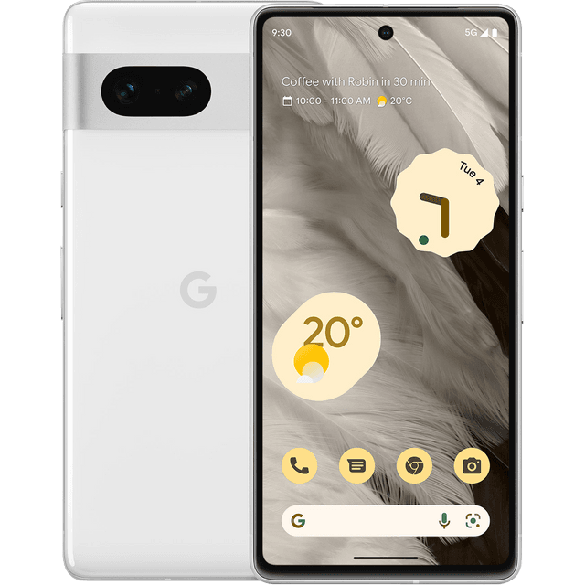 Google Pixel 7 – Unlocked Android 5G Smartphone – 128GB – Snow (Renewed)