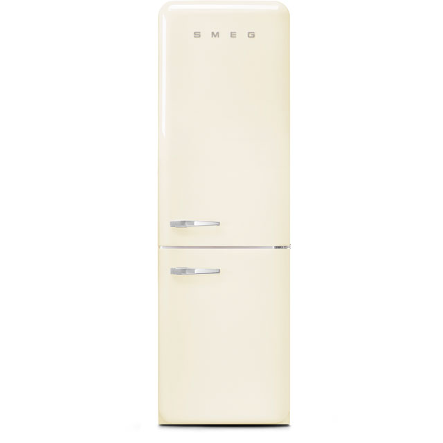 Smeg Right Hand Hinge FAB32RCR3UK 60/40 Frost Free Fridge Freezer - Cream - A+++ Rated - FAB32RCR3UK_CR - 1