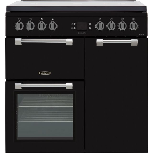 Leisure Chefmaster CC90F531K 90cm Dual Fuel Range Cooker - Black - A/A/A Rated