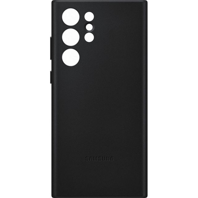 Samsung Leather Case for Galaxy S22 Ultra - Black