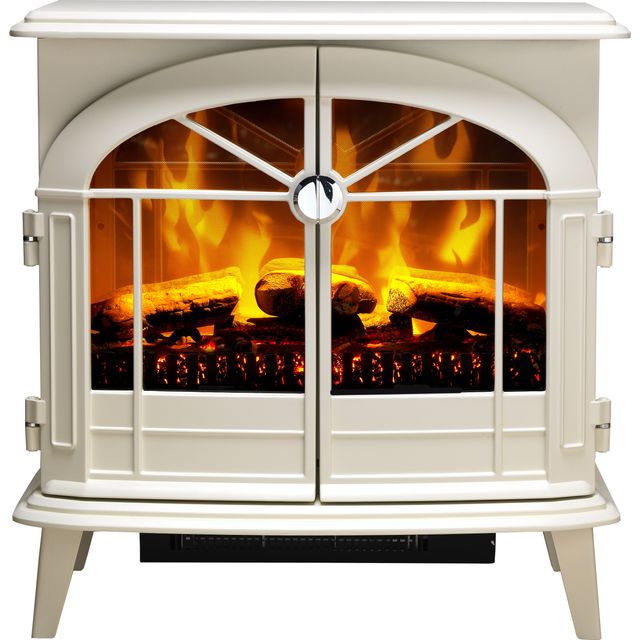 Dimplex Fullerton FLN20 Log Effect Electric Stove With Remote Control - Cream