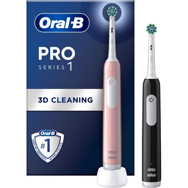 Oral-B Pro 1 Electric Toothbrush - Black / Rose Gold