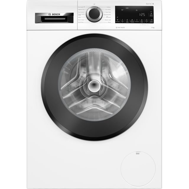 Bosch Series 6 WGG24400GB 9kg Washing Machine with 1400 rpm - White - A Rated