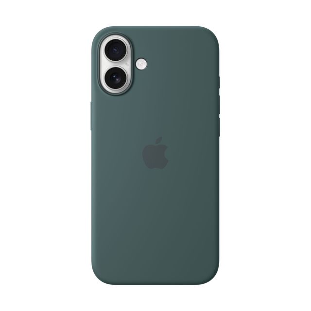 Apple iPhone 16 Plus Silicone Case with MagSafe for iPhone 16 Plus - Lake Green