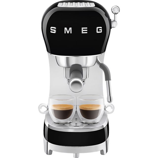 Smeg 50s Retro ECF02BLUK Espresso Coffee Machine - Black