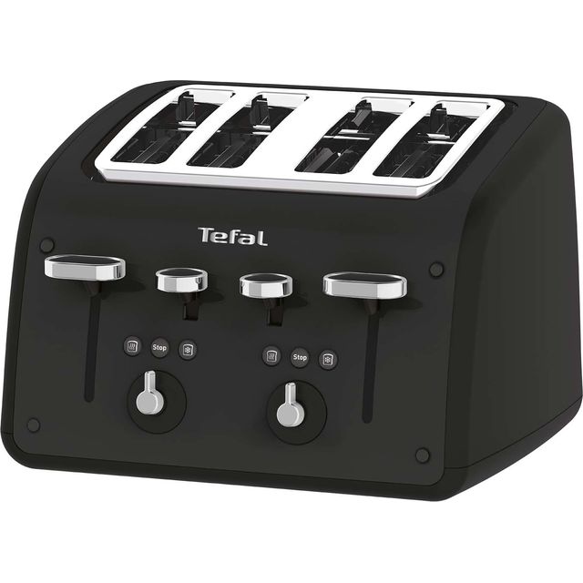 Tefal Retra TF700N40 4 Slice Toaster - Black