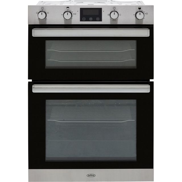 Belling BI902FP Built In Electric Double Oven - Stainless Steel - A/A Rated