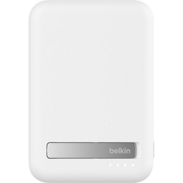 Belkin BoostCharge Pro 10k Magnetic with Qi2 + Kickstand 10000mAh Power Bank - White