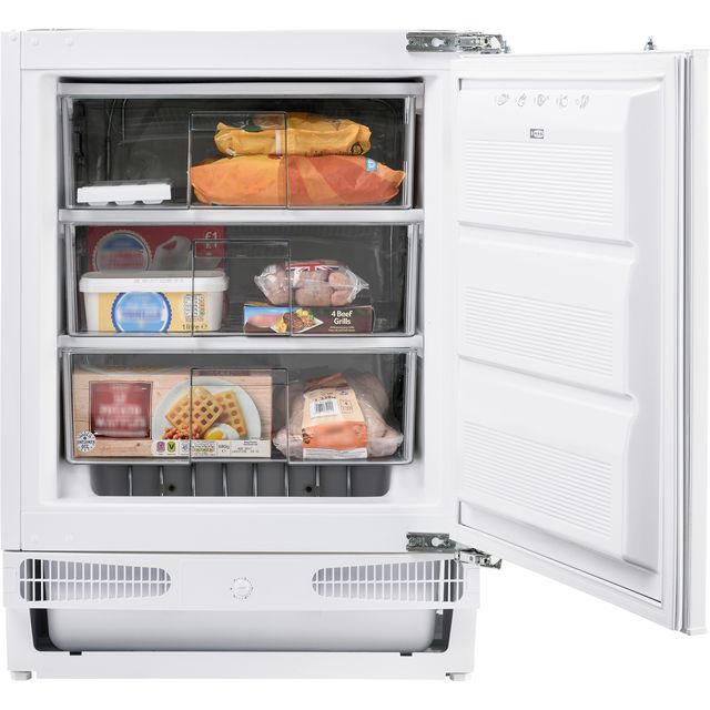 Belling FZ609 Integrated Under Counter Freezer with Fixed Door Fixing Kit - F Rated