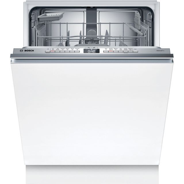 Bosch Series 4 SMV4EAX23G Fully Integrated Standard Dishwasher - Stainless Steel Control Panel with Fixed Door Fixing Kit - C Rated