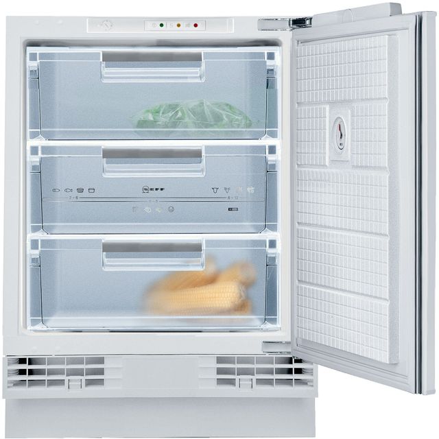 NEFF N50 G4344XFF0G Integrated Under Counter Freezer with Fixed Door Fixing Kit - F Rated