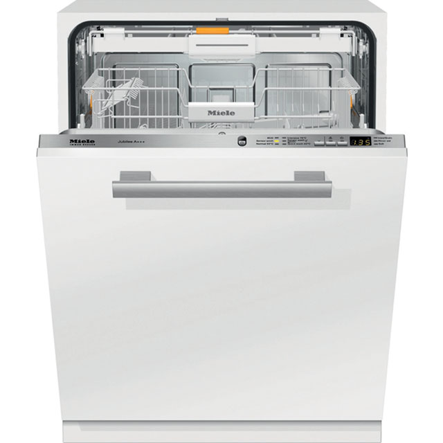 Miele G6065SCViXXL Fully Integrated Standard Dishwasher - Clean Steel Control Panel with Fixed Door Fixing Kit - A+++ Rated