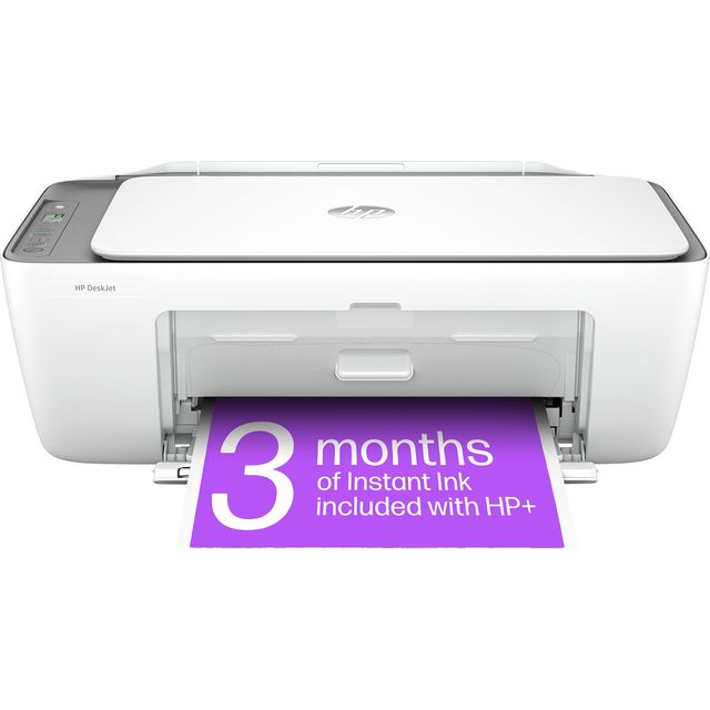 HP Deskjet 2820e All-In-One Inkjet Printer - White / Grey