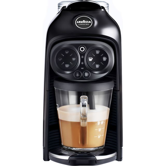 Lavazza A Modo Mio Deséa 18000389 Pod Coffee Machine with Milk Frother - Black