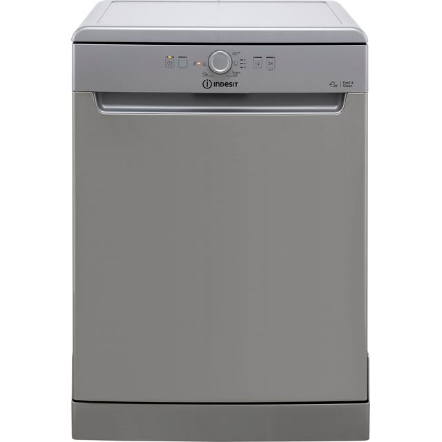 Indesit DFE1B19XUK Standard Dishwasher - Stainless Steel - F Rated