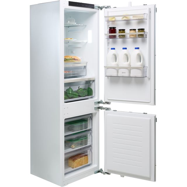 NEFF N50 KI7862FE0G Integrated 60/40 Frost Free Fridge Freezer with Fixed Door Fixing Kit - White - E Rated - KI7862FE0G_WH - 1