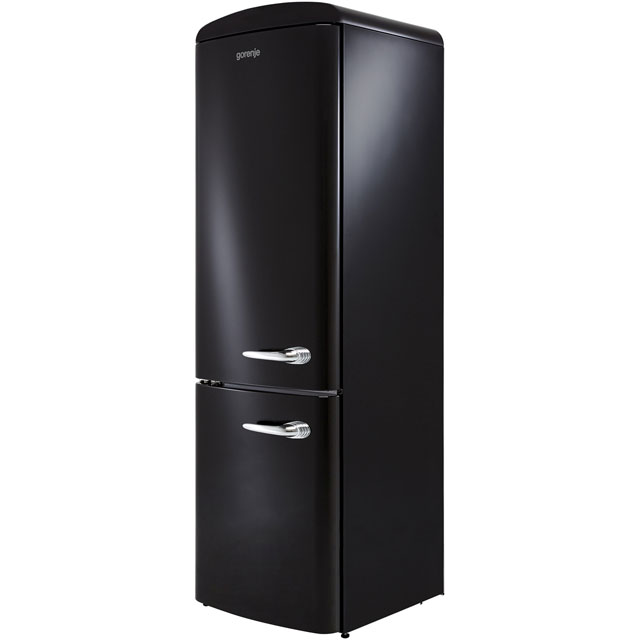 Gorenje Retro Collection ORK193BK-L 70/30 Fridge Freezer - Black - A+++ Rated - ORK193BK-L_BK - 1