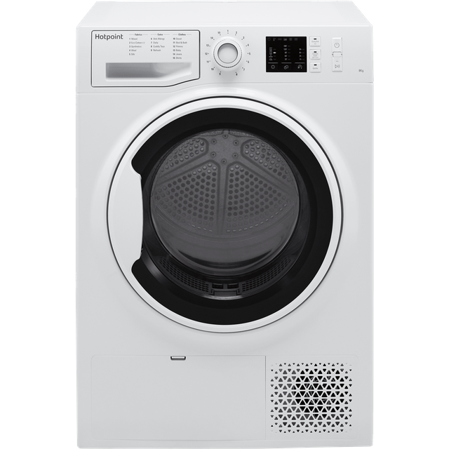 Hotpoint NTM1081WKUK 8Kg Heat Pump Tumble Dryer – White – A+ Rated