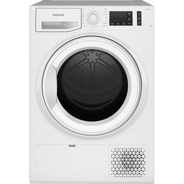 Hotpoint Crease Care NTM1192UK 9Kg Heat Pump Tumble Dryer - White - A++ Rated