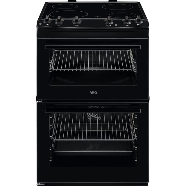 AEG CCX6501ACB 60cm Electric Cooker with Ceramic Hob – Black – A Rated