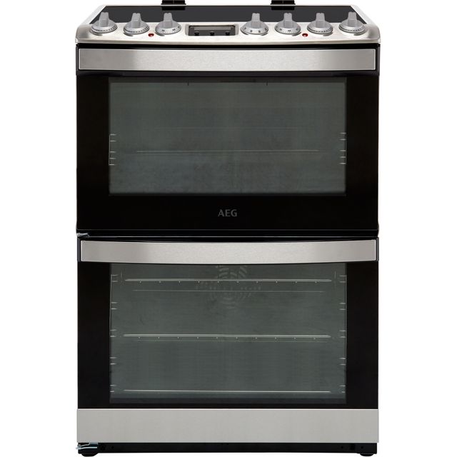 AEG CIB6733ACM Electric Cooker with Induction Hob - Stainless Steel - A/A Rated