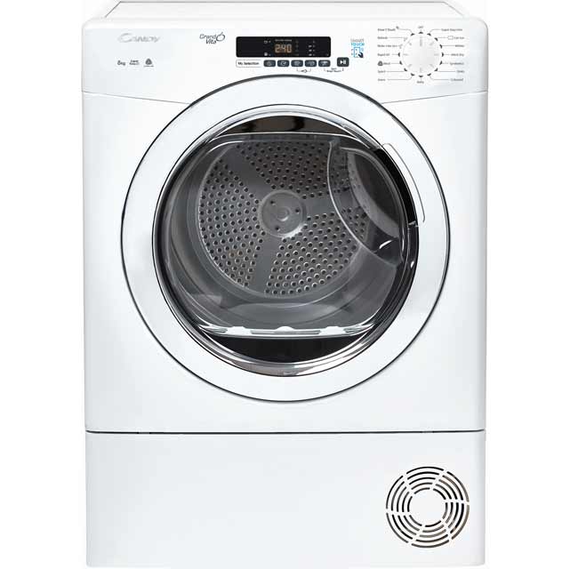 Candy Grand'O Vita GVSC8DG Free Standing Condenser Tumble Dryer in White