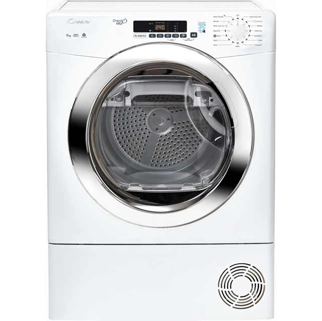 Candy Grand'O Vita GVSC9DCG Free Standing Condenser Tumble Dryer in White