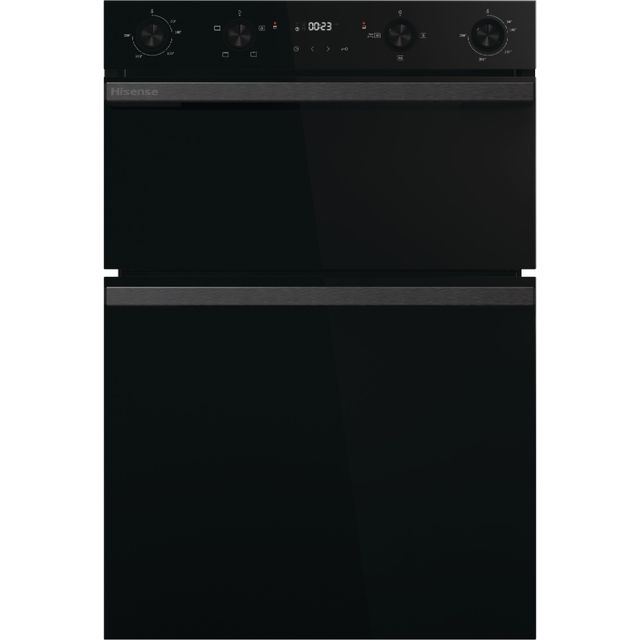 Hisense Hi6 BID914221CDBG Built In Electric Double Oven - Black - A/A Rated