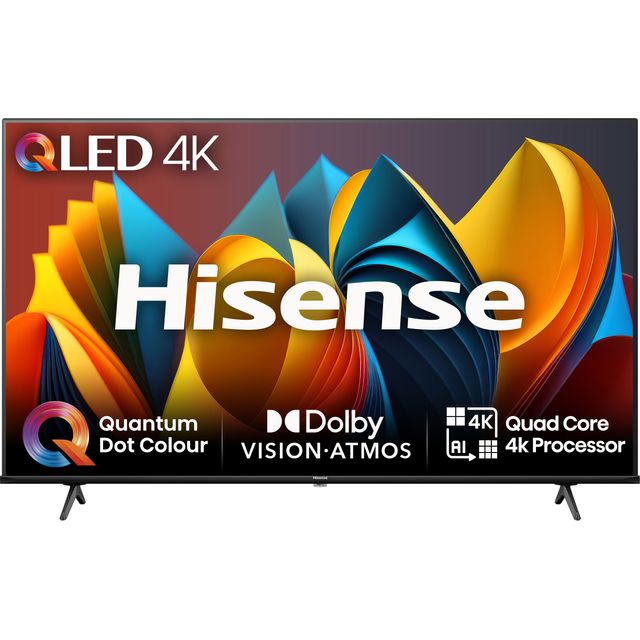 Hisense E7NQTUK 43″ 4K Ultra HD QLED Smart Freely TV [2024] – 43E7NQTUK