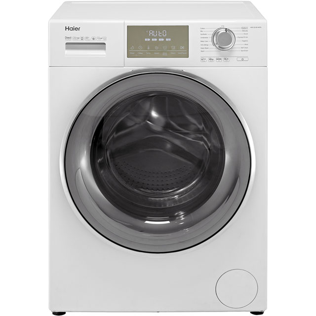 Haier HW120-B14876 12Kg Washing Machine with 1400 rpm - White - A+++ Rated - HW120-B14876_WH - 1