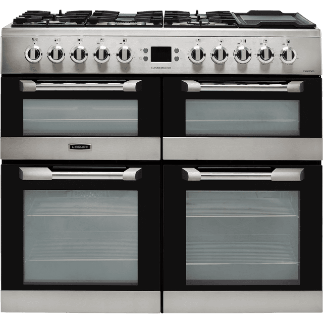Leisure Cuisinemaster CS100F520X 100cm Dual Fuel Range Cooker – Stainless Steel – A/A/A Rated