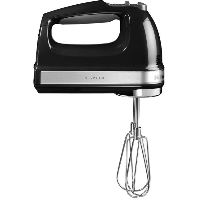KitchenAid 5KHM9212BOB Hand Mixer with 3 Accessories - Onyx Black