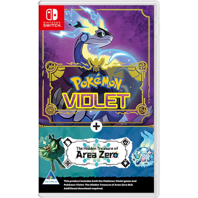 Pokemon Violet +The Hidden Treasure of Area Zero DLC for Nintendo Switch