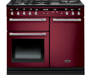 Rangemaster Hi-Lite HLT100DFFCY/C 100cm Dual Fuel Range Cooker - Cranberry Best Price, Cheapest Prices Rangemaster Hi-Lite HLT100DFFCY/C 100cm Dual Fuel Range Cooker - Cranberry Best Price, Cheapest Prices