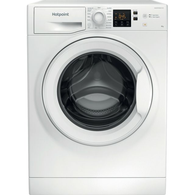 Hotpoint Anti-Stain NSWM 846 W UK 8Kg Washing Machine - White - NSWM 846 W UK_WH - 1