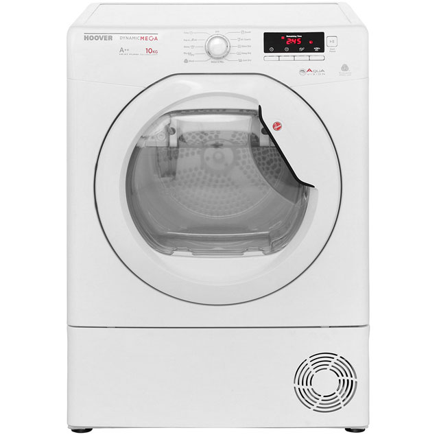 Hoover Dynamic Next Mega DMHD1013A2 Free Standing Condenser Tumble Dryer in White