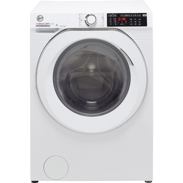 Hoover H-WASH 500 HD4149AMC/1 Wifi Connected 14Kg / 9Kg Washer Dryer with 1400 rpm – White – F Rated