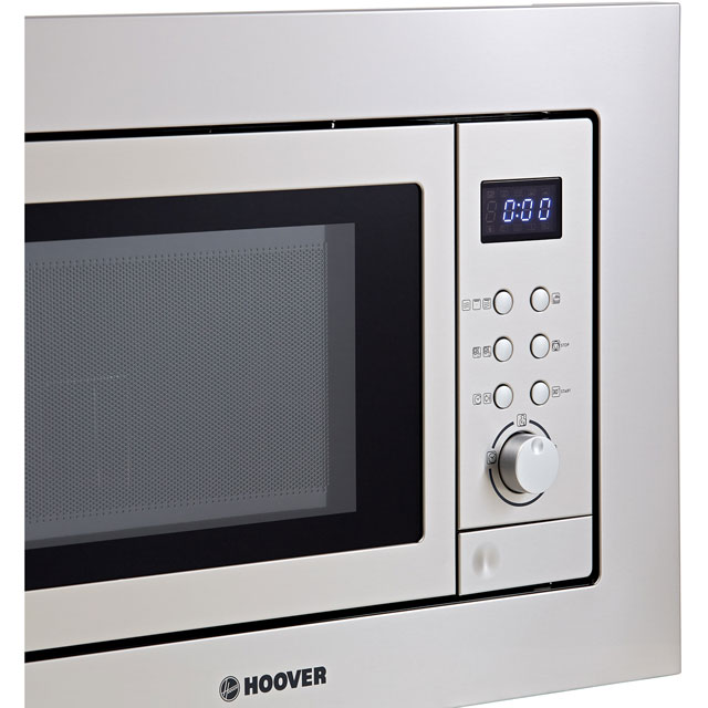 Hoover H-MICROWAVE 100 HM20GX Built In Compact Microwave With Grill - Stainless Steel - HM20GX_SS - 3