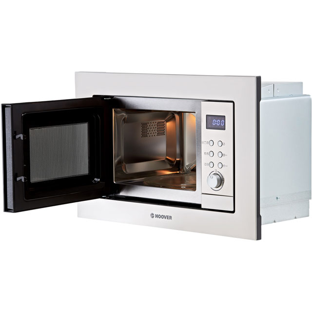 Hoover H-MICROWAVE 100 HM20GX Built In Compact Microwave With Grill - Stainless Steel - HM20GX_SS - 4