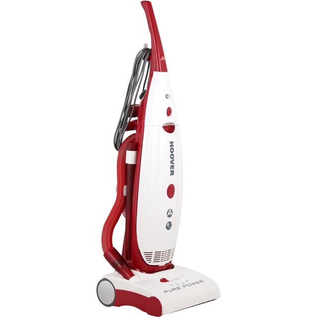 Hoover PurePower PU71PU01001 Upright Vacuum Cleaner in White / Red